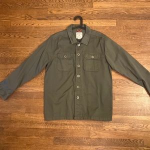 Iron and resin button down shirt